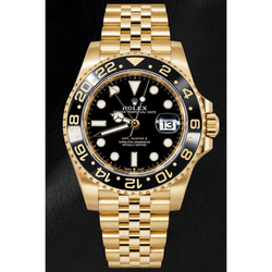 Rolex GMT-Master II 126718GRNR Orologio 40 mm in Oro Giallo con Quadrante Nero Luminescente