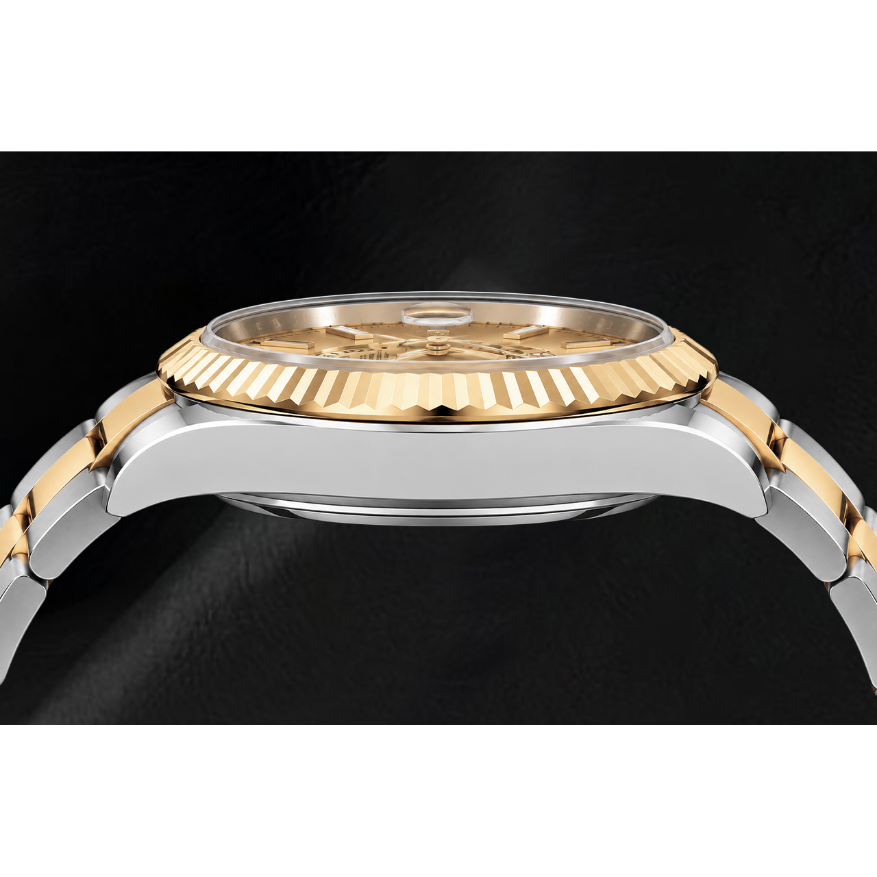 Rolex Sky Dweller 326933 42 mm Orologio Bicolore Quadrante Champagne