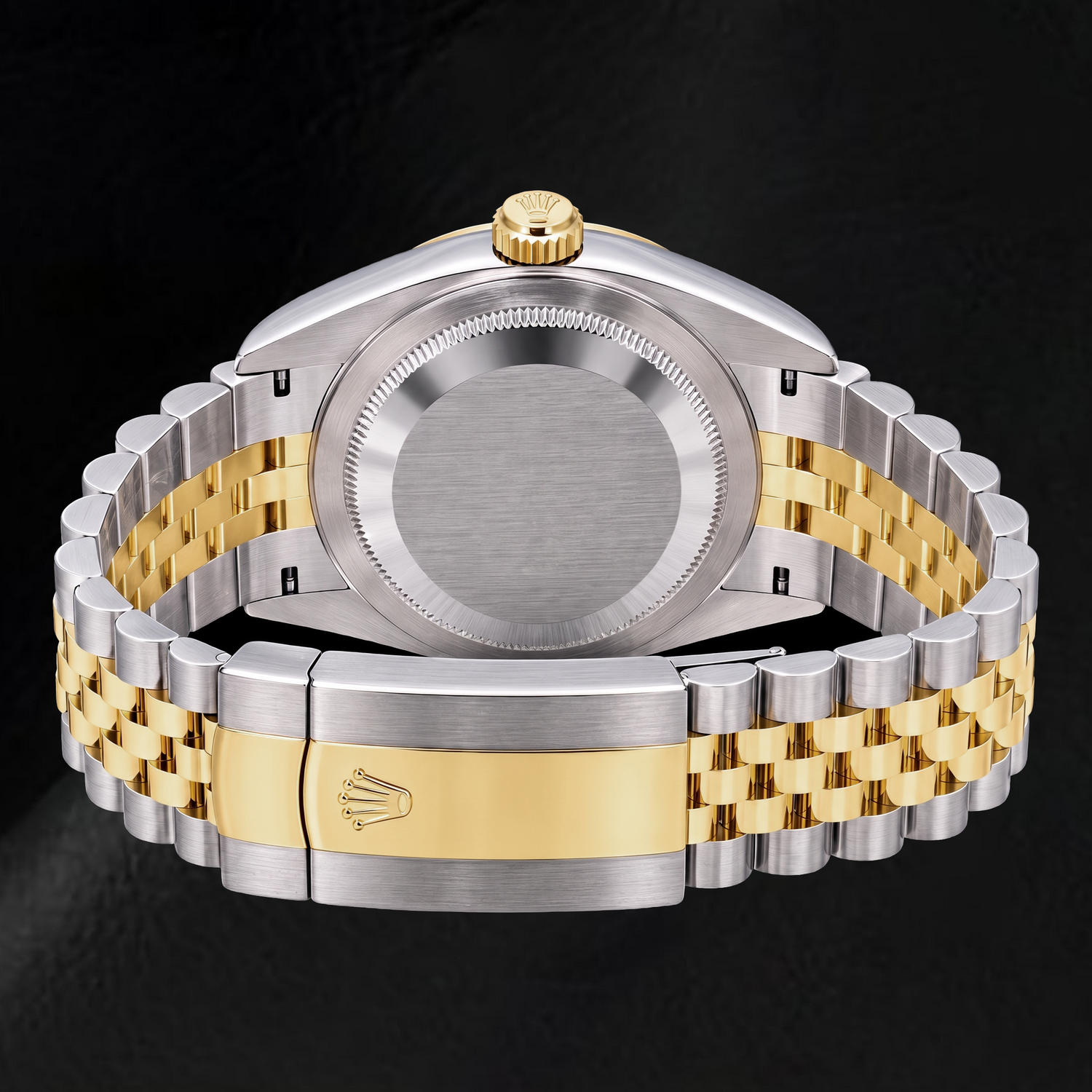 Rolex Sky-Dweller 326933 42 mm Orologio Bicolore Quadrante Nero Luminescente