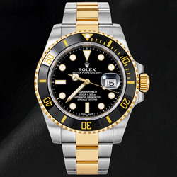 Rolex Submariner Date 116613LN 40 mm Orologio Bicolore Quadrante Nero Luminescente