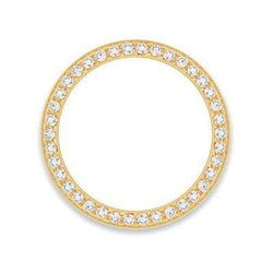 Vero Diamante Lunetta per Rolex Datejust 26mm Donna Orologio 2,25 carati – 18K Oro Giallo