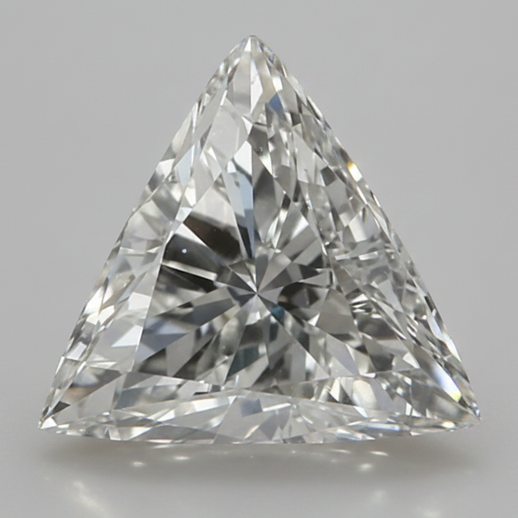 Diamante sciolto scintillante da 8 carati, naturale, taglio triangolare Trilliant, H VS1, estratto dalla terra