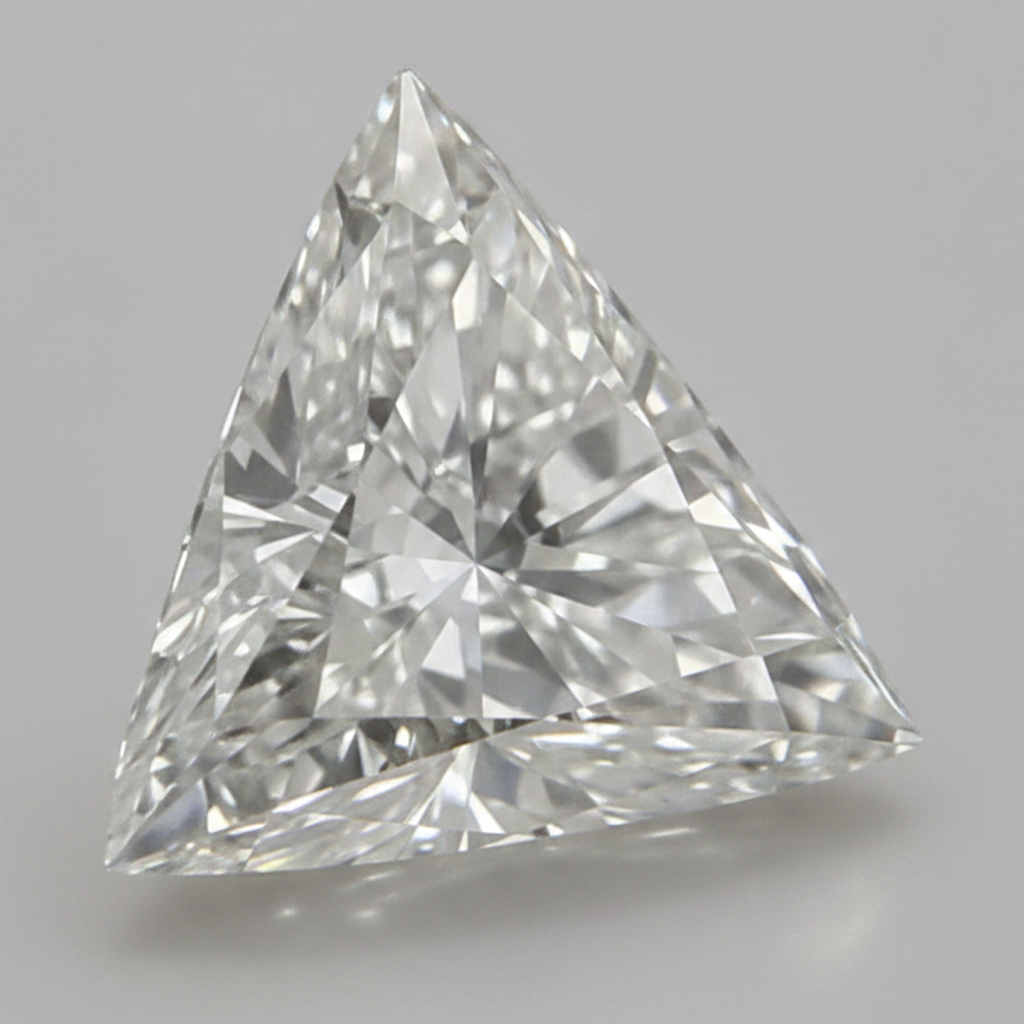 Diamante sciolto scintillante da 8 carati, naturale, taglio triangolare Trilliant, H VS1, estratto dalla terra