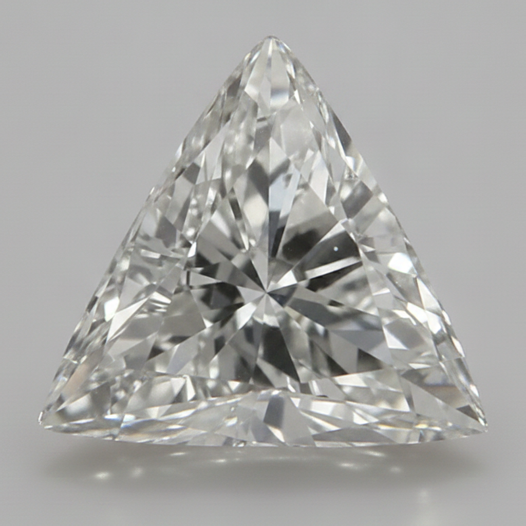 Diamante sciolto scintillante da 8 carati, naturale, taglio triangolare Trilliant, H VS1, estratto dalla terra