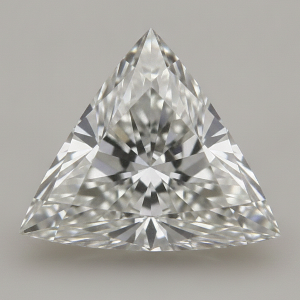 Diamante Naturale estratto dalla terra, taglio Trillion, sciolto, scintillante, G VS1, 5 carati
