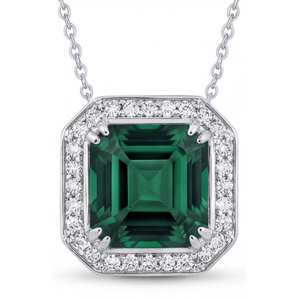 Elegante Pendente con Gemma 3,50 carati – vista principale