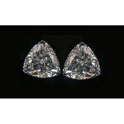 Triangolo Trillion 2 Ct Sciolto Naturale Terra Estratto Diamanti Coppia G Si Abbinati