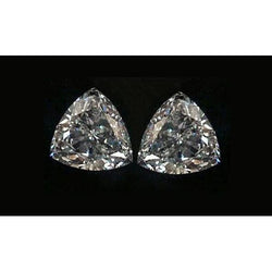 trilioneTaglio Naturale Terra Estratto Diamanti Abbinati Coppia 1 Carato G Si Sciolto