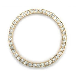 Diamante Fine VVS Orologio di Lusso 2 carati in Oro 14 Carati