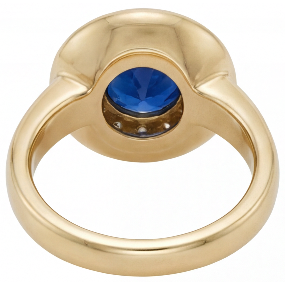 Abbagliante Anello con Gemma 1,5 carati – vista profilo