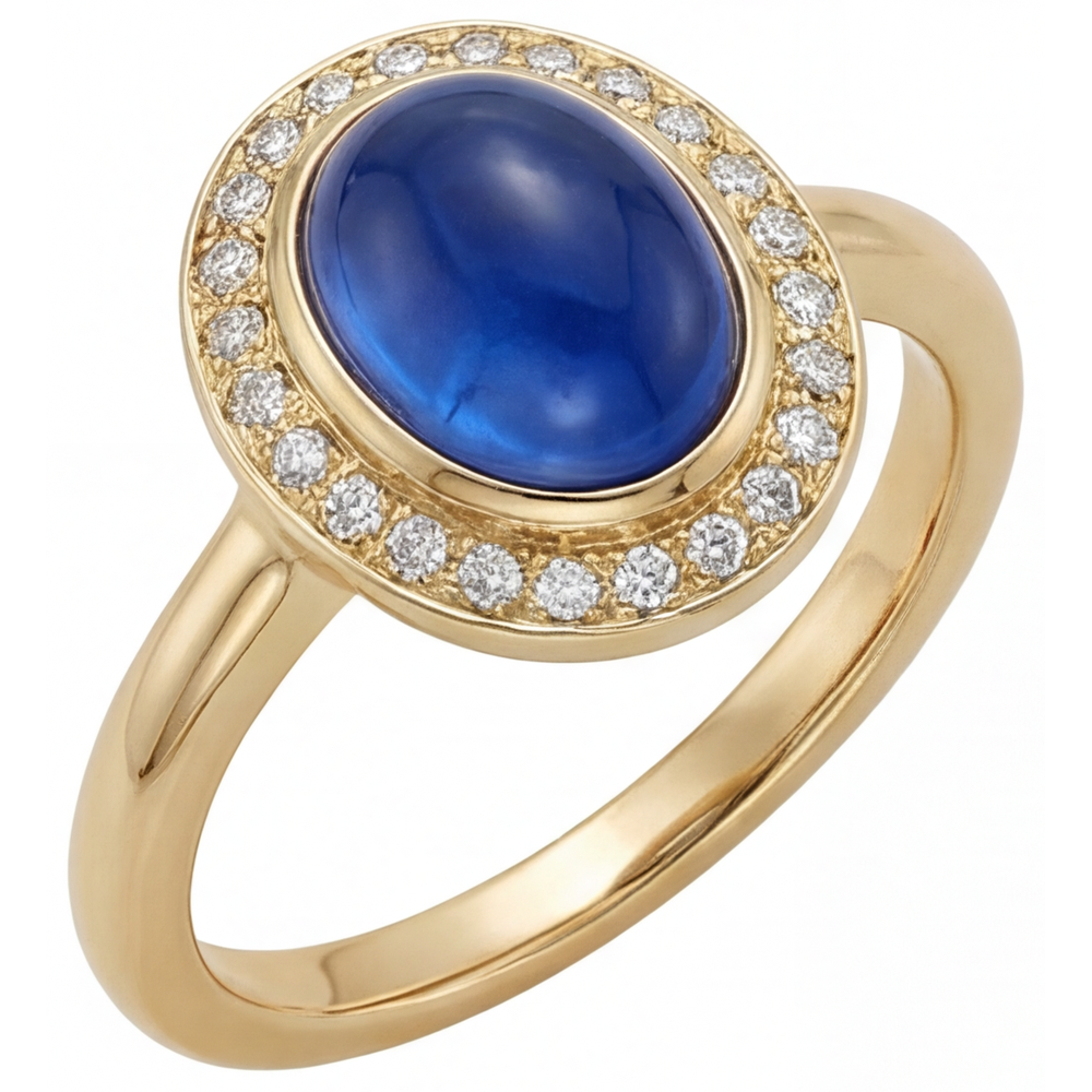 Fatto a mano Anello con Gemma 3,75 carati – vista principale