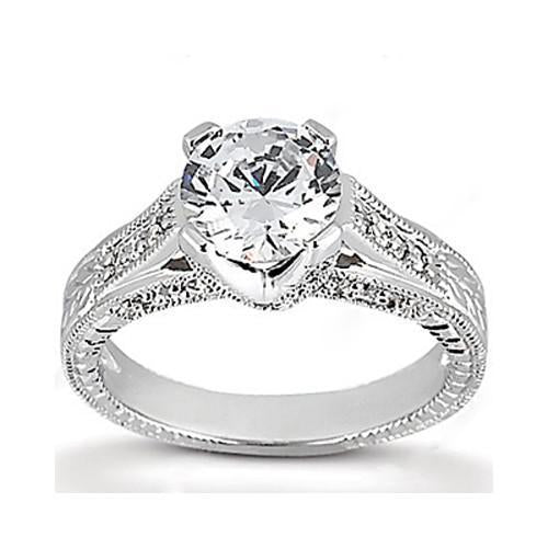 1.43 carati. G Si. anello di fidanzamento con diamante rotondo. gioielli in oro - harrychadent.it