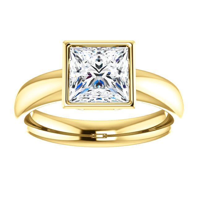1.51 carati. Set di castoni con anello solitario scintillante Princess Diamond - harrychadent.it
