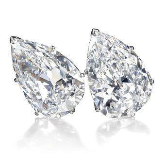 2 Ct. Orecchino a perno Gioielleria raffinata Oro con diamante taglio a pera - harrychadent.it
