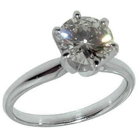 2 carati diamante solitario anello di fidanzamento griffe impostazione - harrychadent.it