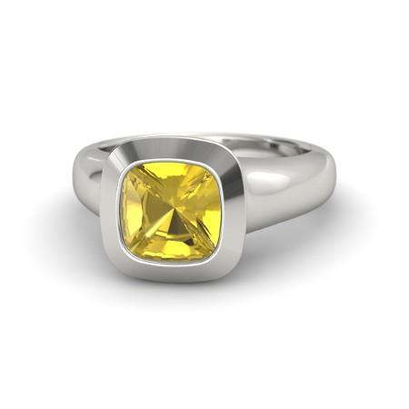 2 carati solitario giallo zaffiro anello gioielli in oro - harrychadent.it