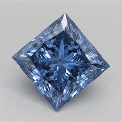 2,50 Carati Diamante Blu Naturale Taglio Principessa Sciolto F VS1