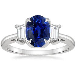 3 Carati Zaffiro Anello