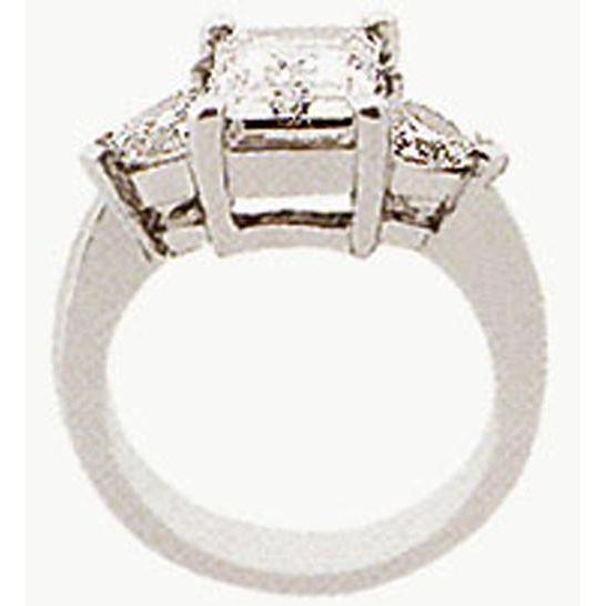 3 carati smeraldo diamante anello di fidanzamento tre gioielli in pietra - harrychadent.it