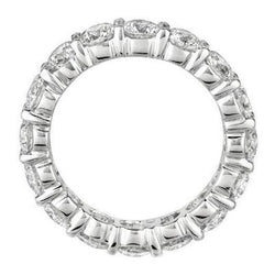 4.80 carati di diamanti rotondi a fascia in oro bianco 18K
