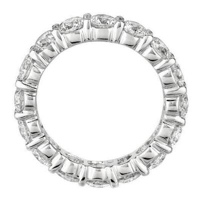 4.80 carati di diamanti rotondi a fascia in oro bianco 18K - harrychadent.it