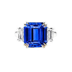8 Carati Blu Zaffiro Anello