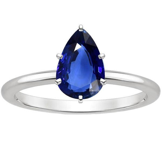 Anello Di Fidanzamento Con Zaffiro Da 4 Carati