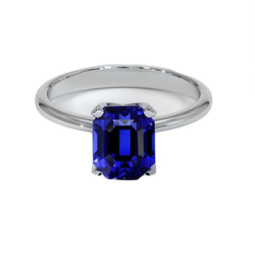 Anello Di Fidanzamento Con Zaffiro Da 5 Carati