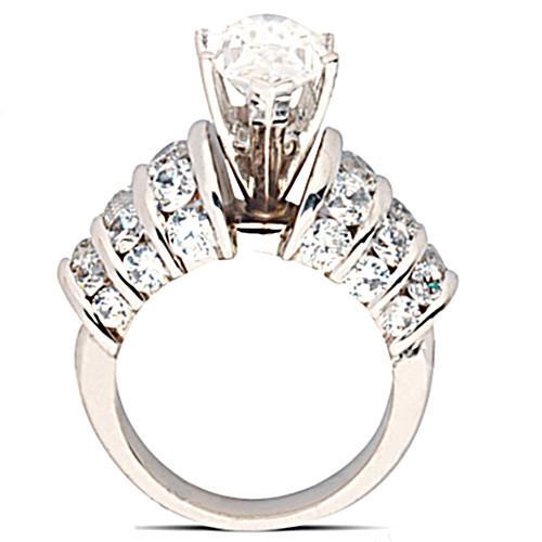 Anello accentato con diamante taglio marquise grande 4.75 ct. Gioielli da donna Novità - harrychadent.it