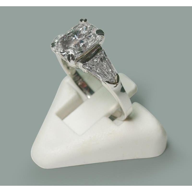 Gioielli con anello in stile tre pietre con diamante radiante da 2.60 ct Novità - harrychadent.it