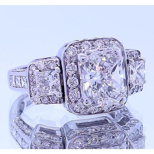 Anello di anniversario con diamante da 3.50 carati ispirato all'annata - harrychadent.it
