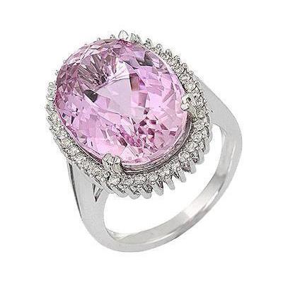 Anello di fidanzamento Kunzite