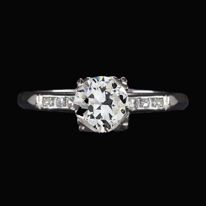 Anello di fidanzamento Vecchio diamante europeo 2,75 carati Gioielli da donna - harrychadent.it