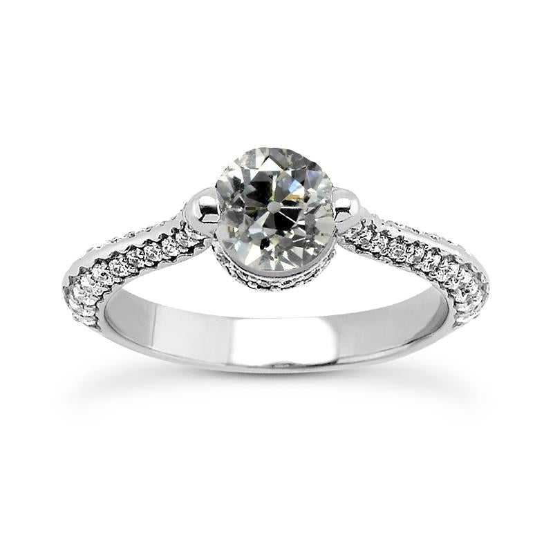Anello di fidanzamento con accenti Old Mine Cut Diamante 4,75 carati - harrychadent.it