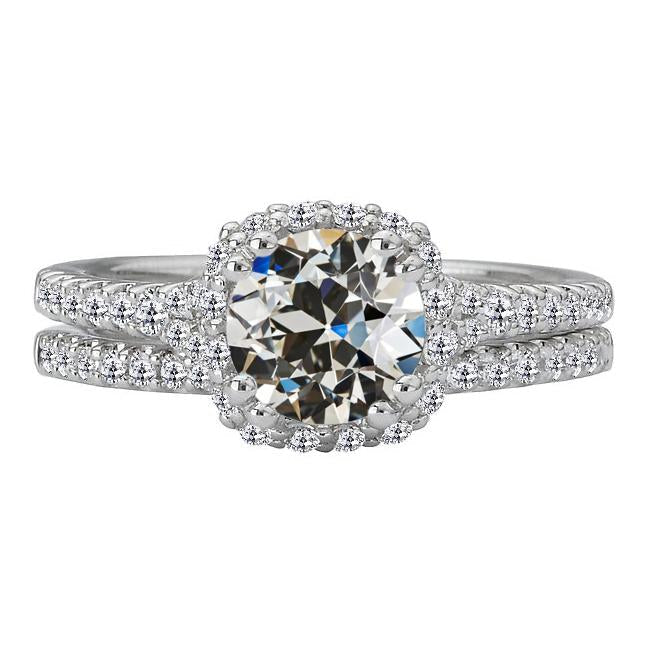 Anello di fidanzamento con anello da donna con diamante vecchio minatore, 5,50 carati, oro 14 carati - harrychadent.it
