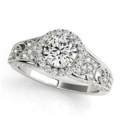 Anello di fidanzamento con diamante 1.25 carati Gioielli da donna in stile antico Nuovo