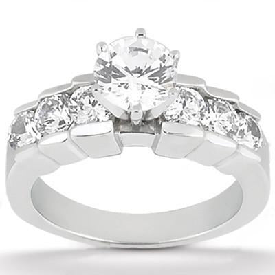 Anello di fidanzamento con diamante 3.06 ct. Set di fidanzamento oro - harrychadent.it