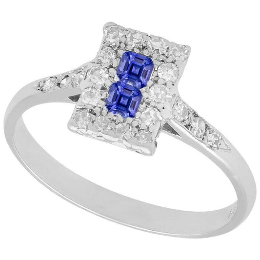 Anello di fidanzamento con diamante Halo Asscher Ceylon Zaffiri gioielli 3 carati - harrychadent.it