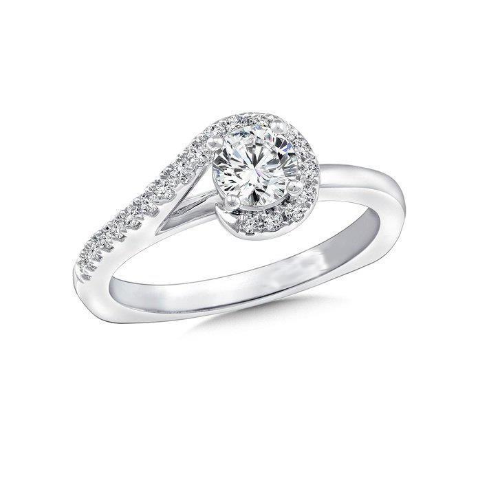 Anello di fidanzamento con diamante a taglio rotondo da 2.60 carati Nuovo - harrychadent.it