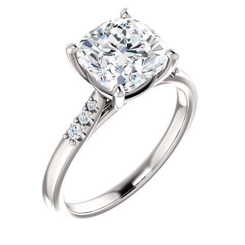 Anello di fidanzamento con diamante cuscino con accenti Gioielli da 3.15 carati Novità - harrychadent.it
