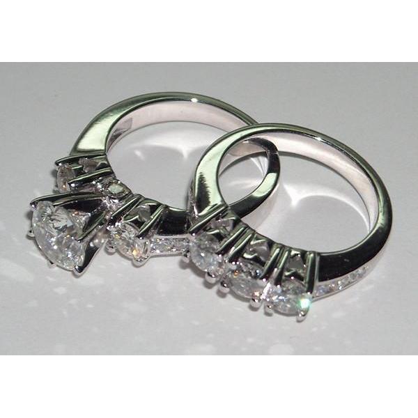 Anello di fidanzamento con diamante da 4 carati in oro bianco - harrychadent.it