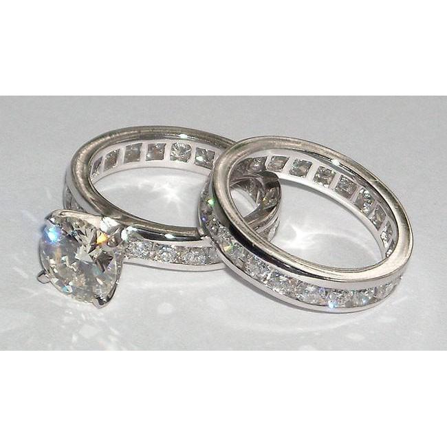 Anello di fidanzamento con diamante da 6.01 carati e set di gruppo musicale - harrychadent.it