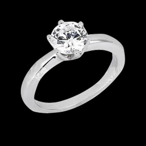 Anello di fidanzamento con diamante da donna con montatura a polo solitario 1.25 carati F Vs1 - harrychadent.it