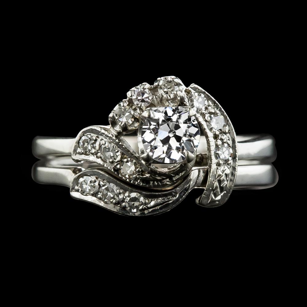 Anello di fidanzamento con diamante rotondo vecchio minatore 2,25 carati gioielli da donna - harrychadent.it