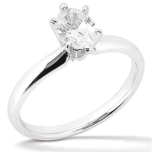 Anello di fidanzamento con diamante solitario a taglio ovale da 3 carati - harrychadent.it