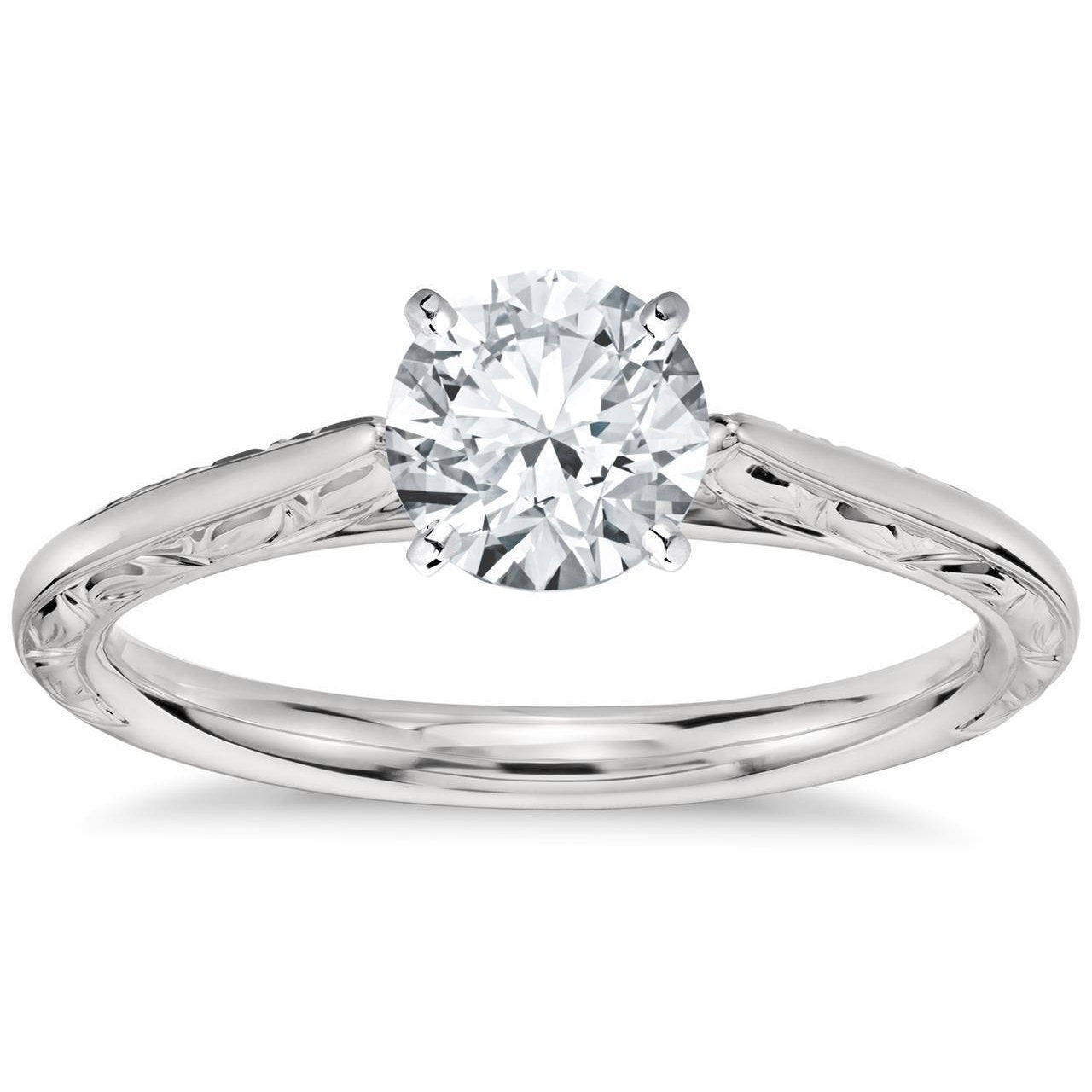 Anello di fidanzamento con diamante solitario a taglio rotondo grande da 1,5 carati - harrychadent.it
