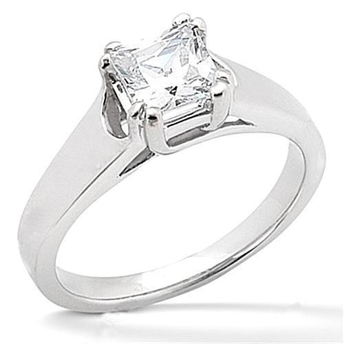 Anello di fidanzamento con diamante solitario in oro bianco 14 carati 0.75 carati - harrychadent.it