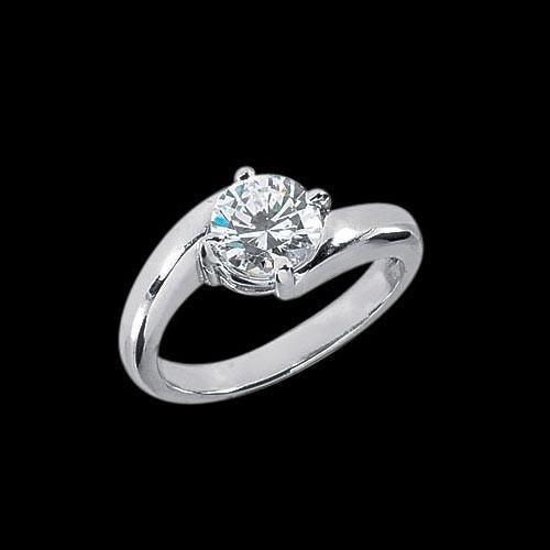 Anello di fidanzamento con diamante solitario reale 2.51 carati - harrychadent.it