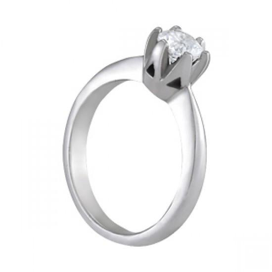 Anello di fidanzamento con diamante solitario rotondo da 0.75 carati - harrychadent.it
