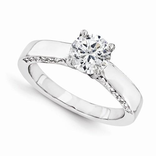 Anello di fidanzamento con diamanti da 1,50 carati e oro bianco 14 carati - harrychadent.it